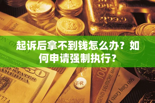 北京起诉后拿不到钱怎么办？如何申请强制执行？