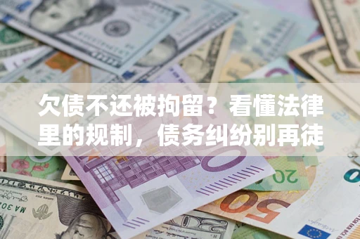 北京欠债不还被拘留？看懂法律里的规制，债务纠纷别再徒劳奔波