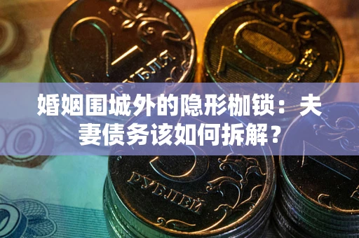 北京婚姻围城外的隐形枷锁：夫妻债务该如何拆解？
